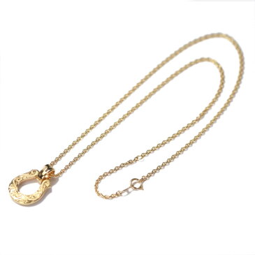 ロノ × シンパシーオブソウル ネックレス コラボ ホースシュー ゴールド エクストララージ 馬蹄 LONO × SYMPATHY OF SOUL Collabo XL Horseshoe Necklace K18YG Chain 2.1mm【正規商品 公式通販】