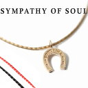 VpV[Iu\E lbNX S[h z[XV[ n SYMPATHY OF SOUL One Mile Jewelry Cord Necklace GOOD LUCK Horseshoe K10YG }CWG[yKi ʔ́z