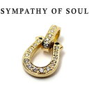 シンパシーオブソウル ペンダント ホースシュー ゴールド フルダイヤモンド K18YG 馬蹄 アミュレット SYMPATHY OF SOUL Horseshoe Amulet Pendant バチカン フルダイヤモンド 記念モデル K18YG Diamond【正規商品 公式通販】