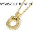 シンパシーオブソウル ネックレス ゴールド ホースシュー ローレル K18YG SYMPATHY OF SOUL Horseshoe Amulet - Laurel× K18YG 0.42 Square Chain【正規商品 公式通販】