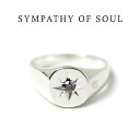 シンパシーオブソウル ,Sympathy of Soul,Oval Signature Ring Silver w/Ash Diamond オーバルシグネチャーリング 取扱い 通販 【正規商品 公式通販】