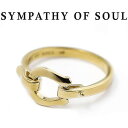 VpV[Iu\E O S[h z[XV[ w n K18YG SYMPATHY OF SOUL Horseshoe Band Ring Small K18 Yellow Gold z[XV[ oh O K18YGyKi ʔ́z