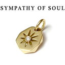 SYMPATHY OF SOUL VpV[Iu\E Sun Plate Pendant K18Yellow Gold Diamond z Tv[g y_g K18CG[S[h _Ch yKi ʔ́z