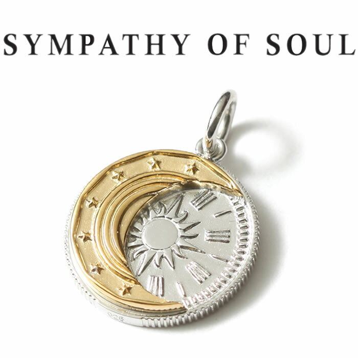 シンパシーオブソウル ネックレス メンズ シンパシーオブソウル エクリプス コイン ペンダント シルバー SYMPATHY OF SOUL Eclipse Coin Pendant Silver【正規商品 公式通販】