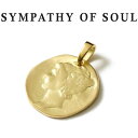 シンパシーオブソウル ゴールド K18 リバティヘッドペンダントトップSYMPATHY OF SOUL Liberty Head Pendant K18YG【正規商品 公式通販】