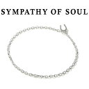 VpV[Iu\E ANbg T[tFX `F[ ANbg Vo[ Y fB[X jZbNX SYMPATHY OF SOUL Surface Chain Anklet Silver 23cm 25cmyKi ʔ́z