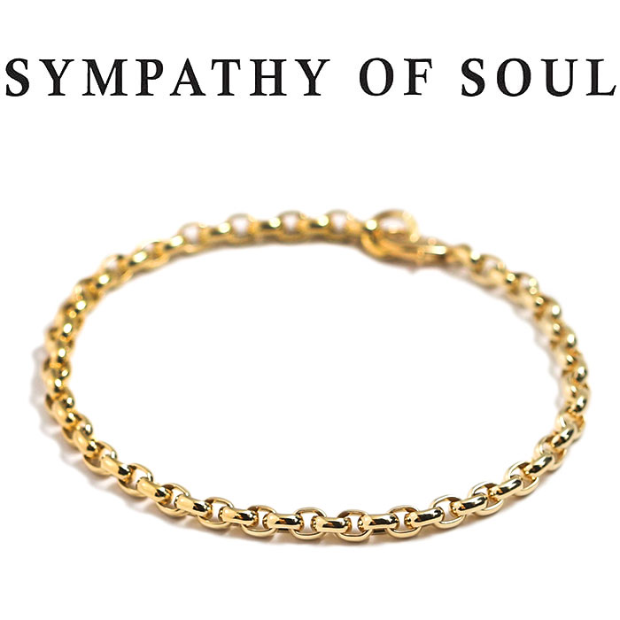 ѥ֥ ֥쥹å  ࡼ֥쥹å K18YG SYMPATHY OF SOUL Smooth Chain Bracelet K18YG Ρ
