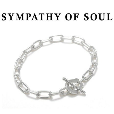シンパシーオブソウル ブレスレット ミディアム ホースシュー トグル ロングリンク メンズ レディース ユニセックス SYMPATHY OF SOUL Medi...