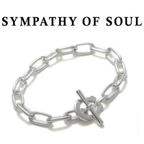 シンパシーオブソウル ブレスレット シック ホースシュー トグル ロングリンク メンズ レディース ユニセックス SYMPATHY OF SOUL Thick(...