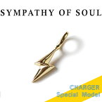 シンパシーオブソウル 当店別注 ペンダント リトル 充電中 マーク チャーム 雷 稲妻 K18YG SYMPATHY OF SOUL Little Lightning Thunder Charge Charm K18YG 【正規商品 公式通販】