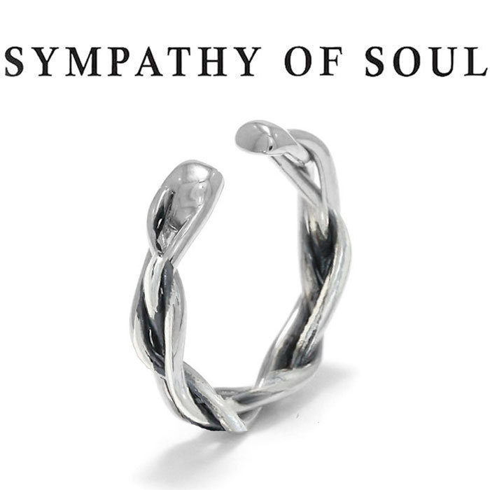 シンパシーオブソウル イヤーカフ シルバー ウーヴン SYMPATHY OF SOUL Woven Ear Cuff Silver【正規商品 公式通販】