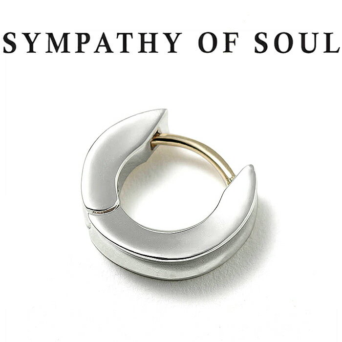 シンパシーオブソウル ピアス メンズ シンパシーオブソウル ピアス シルバー バレー フープ SYMPATHY OF SOUL Valley Hoop Pierce Silver 男女兼用【正規商品 公式通販】