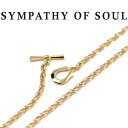 シンパシーオブソウル ネックレス ゴールド ナロー オーバル ホースシュー クラシック チェーン 馬蹄 SYMPATHY OF SOUL Narrow Classic Chain Necklace - Oval K18YG【正規商品 公式通販】