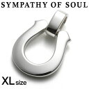 VpV[Iu\E jZbNX y_g yXLz GNXg [W z[XV[ y_g Vo[ n Y fB[X SYMPATHY OF SOUL Extra Large Horseshoe Pendant SilveryKi ʔ́z