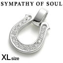 VpV[Iu\E jZbNX y_g yXLz GNXg [W z[XV[ y_g Vo[/LG_C n Y fB[X SYMPATHY OF SOUL Extra Large Horseshoe Pendant Silver w/LG DiamondyKi ʔ́z