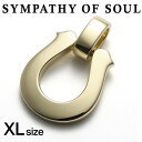 VpV[Iu\E jZbNX y_g yXLz GNXg [W z[XV[ y_g K18YG n Y fB[X SYMPATHY OF SOUL Extra Large Horseshoe Pendant K18Yellow GoldyKi ʔ́z