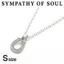 VpV[Iu\E jZbNX lbNX Mtg Vo[ z[XV[ n ZbglbNX Y fB[X SYMPATHY OF SOUL ySzSmall Horseshoe Pendant w/LG Diamond ~ 1.4mm Chain SilveryKi ʔ́z