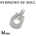 VpV[Iu\E jZbNX y_g yMz ~fBA bNX z[XV[ y_g Vo[/LG_C n Y fB[X SYMPATHY OF SOUL Medium Lux Horseshoe Pendant Silver w/LG DiamondyKi ʔ́z