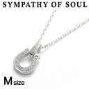 VpV[Iu\E jZbNX lbNX Mtg Vo[ z[XV[ n ZbglbNX Y fB[X SYMPATHY OF SOUL yMzMedium Lux Horseshoe Pendant LG Diamond ~ 1.4mm Chain SilveryKi ʔ́z