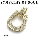 VpV[Iu\E jZbNX y_g yLz [W bNX z[XV[ y_g K18YG w/_Ch n Y fB[X SYMPATHY OF SOUL Large Lux Horseshoe Pendant K18Yellow Gold w/DiamondyKi ʔ́z