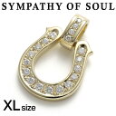 VpV[Iu\E jZbNX y_g yXLz GNXg [W bNX z[XV[ y_g K18YG w/_Ch n Y fB[X SYMPATHY OF SOUL Extra Large Lux Horseshoe Pendant K18Yellow Gold w/DiamondyKi ʔ́z