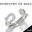 ѥ֥  ֥ ۡ塼 ⡼ С  ǥ SYMPATHY OF SOUL Double Horseshoe Ring Small Silver w/CZ Ρ