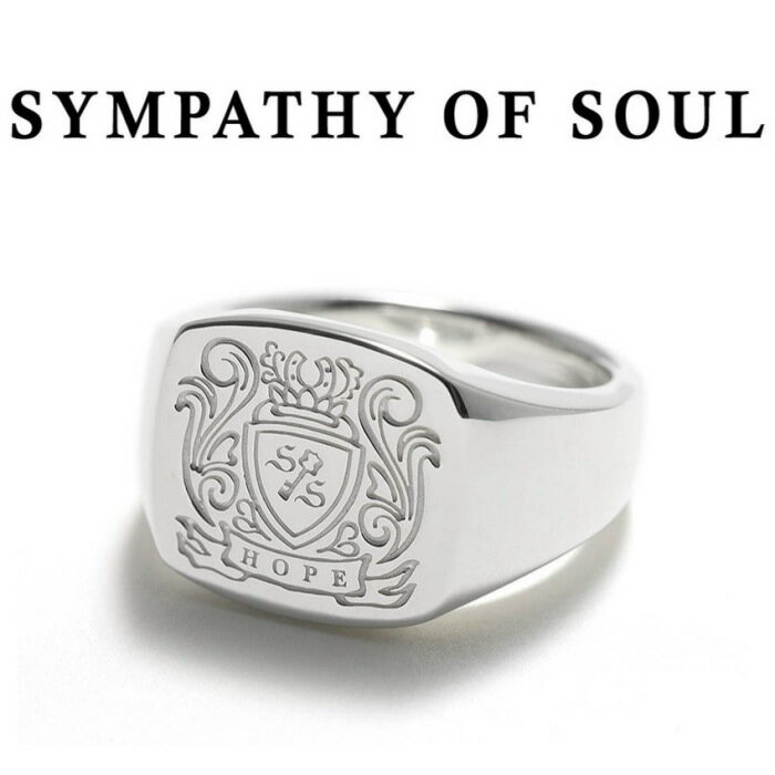 ѥ֥  顼 ͥå С  ǥ ˥å SYMPATHY OF SOUL Large Signet Ring Ρ