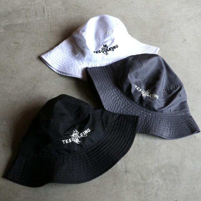 樂天商城 - テス ハット ユニセックス TES ゴルフ ブヒ テック バケットハット GOLFING TECH BUCKET HAT ブラック/ホワイト/チャコール 3色展開 2026春夏新作