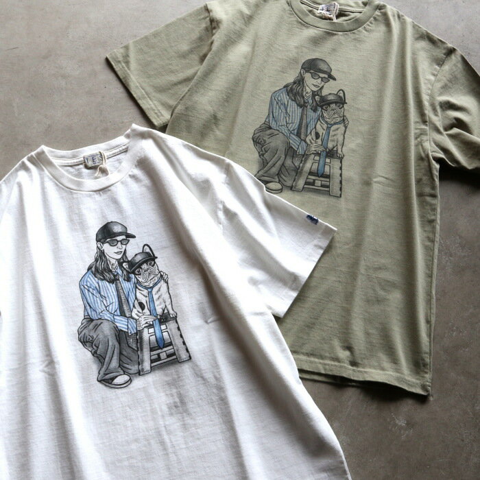 樂天商城 - テス トップス ユニセックス TES フレブル マリブガール 半袖 Tシャツ MALIBU GIRL TEE ホワイト/グリーングレー WHITE/GREEN GRAY 2色展開 2026春夏新作