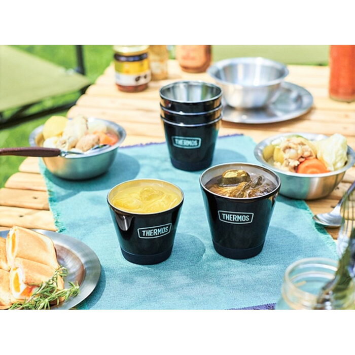 サーモス THERMOS 真空断熱カップ ROD-003 300ml ミッドナイトブルー ホット アイ...
