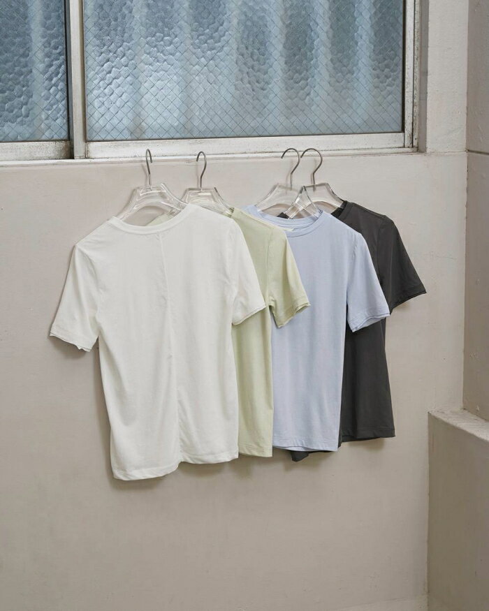 樂天商城 - TODAYFUL 【期間限定ヘアアクセ プレゼント中 ククシュゼット】正規商品 トップス トゥデイフル ハイゲージ コンパクト Tシャツ Highgauge Compact T-shirts ホワイト/チャコールグレー/ミント/サックス White/C.Gray/Mint/Sax 4色展開 正規取り扱い店 2026春夏新作