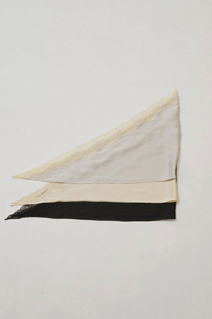 樂天商城 - 【先行予約】TODAYFUL 正規商品 小物 スカーフ トゥデイフル サテン レース スカーフ Satin Lace Scarf アイボリー/ブラック/ミント Ivory/Black/Mint 3色展開 正規取り扱い店 2026春夏新作