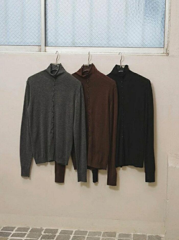 Rakuten - 【先行予約】 TODAYFUL 正規商品 ニット 2way トップス トゥデイフルタートルネック ボタン ニット Turtleneck Button Knit チャコールグレー/ブラック/ブラウン C.GRY/BLK/BRN 3色展開 正規取り扱い店 2026秋冬新作