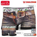 ボクサーパンツ メンズ レディ—ス ボタニカル柄 インナー ( シームレス )( ボタニカル デニム ) カップル 彼氏 彼女 見せパン 下着 男女...