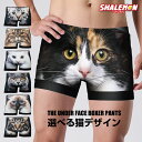 ボクサーパンツ メンズ 猫 ( フルカラーデザイン ) ( REAL CAT リアル 猫 シリーズ ) 男女兼用 レディース おもしろ ねこ ネコ 猫柄 ペルシ...
