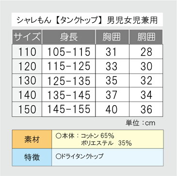 おもしろ コスプレ タンクトップ ランニング 【 子供用 ひょっこり 肌着 】 【楽ギフ_包装】 しゃれもん