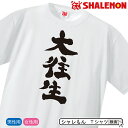 おもしろ Tシャツ プレゼント 雑貨【大往生】面白 漢字 ネタジョークグッズ しゃれもん
