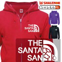 クリスマス サンタ コスプレ スウェット ( ジップパーカー )( サンタ サン ) メンズ レディース 仮装 衣装 アウトドア おもしろ おうち時間 おうちタ...
