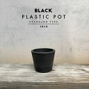 BLACK PLASTIC POT【STANDARD TYP