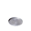 PLATE SAUCER【 13cm 】アルミソーサー 受け皿 鉢皿 さびにくい おしゃれ スタイリッシュ シルバー かっこいい シンプル 受皿 プレート 3号 3.5号 4号 5号 アルミ 錆びない 水受け 直角