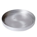 PLATE SAUCER【 25cm 】アルミソーサー 受け皿 鉢皿 さびにくい おしゃれ スタイリッシュ シルバー かっこいい シンプル 受皿 プレート 7号 8号 9号 10号 寸 大きい アルミ 錆びない 水受け 直角