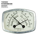 THERMO-HYGROMETER 【スクエアタイプ】H51mm×W71mm電源不要 電池不要 マグネット式 四角 長方形 レクタングル サーモ ハイグロ メーター 温湿度計 温度計 湿度計 室温計 アナログ 鉄 スチール 無骨 インダストリアル 金属 おしゃれ かっこいい シンプル レトロ