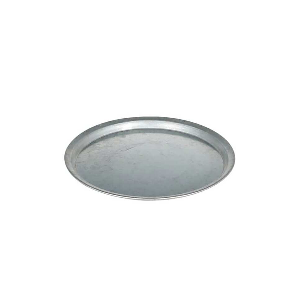 GALVANIZED ROUND TRAY【 M 】無骨なスチールトレー ダルトン 受皿 ソーサー シンプル 無骨 ガレージ インダストリアル ガーデニング インテリア おしゃれ かっこいい シルバー アルミ ガルバナイズド ラウンド トレイ 大きい お盆 丸型