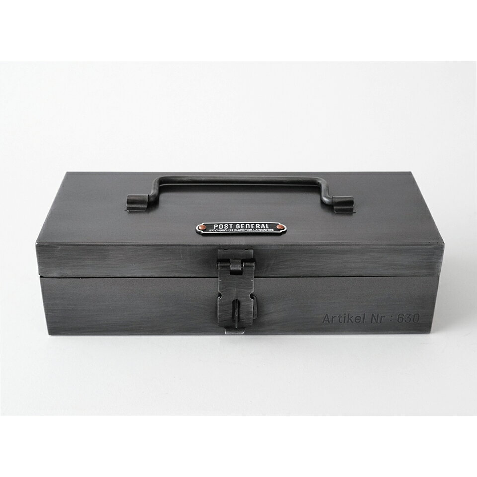 INDUSTRIAL MINI TOOL BOX POST GENERAL スチール 道具箱 ミニマル 工具入れ 植物...