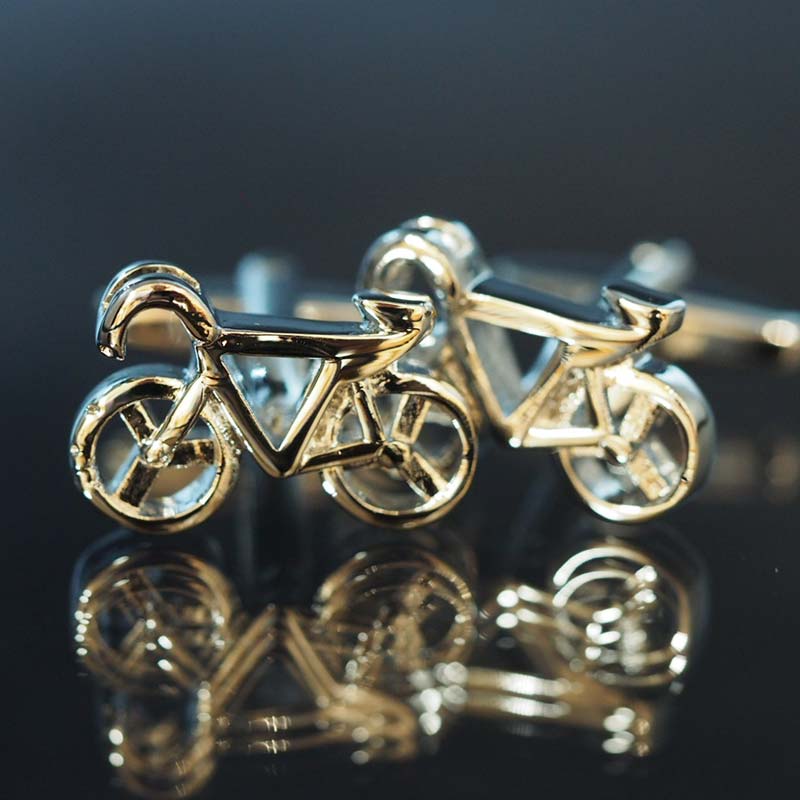 cuff48　カフス カフスボタン 自転車 サイクリング メンズ 結婚式 プレゼント モーニング シャツ パー..
