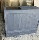 ☆グレーシャビー【レジ用凹み付】★カウンターテーブル【1200】★店舗☆