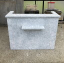 【受注製作】店舗什器に人気のホワイトストーン柄カウンターです。☆カウンターテーブル【1200】レジカウンターオシャレ おしゃれ アンティーク風 美容院 美容室 ネイル レジ台 ハイカウンター テーブル 受付カウンター 受付台 木製 コンクリート調レジ台ホワイト