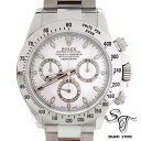 ■ロレックス■ROLEXデイトナ /116520ホワイト自動巻き/SS/メンズ時計/ランダム番【中古A】