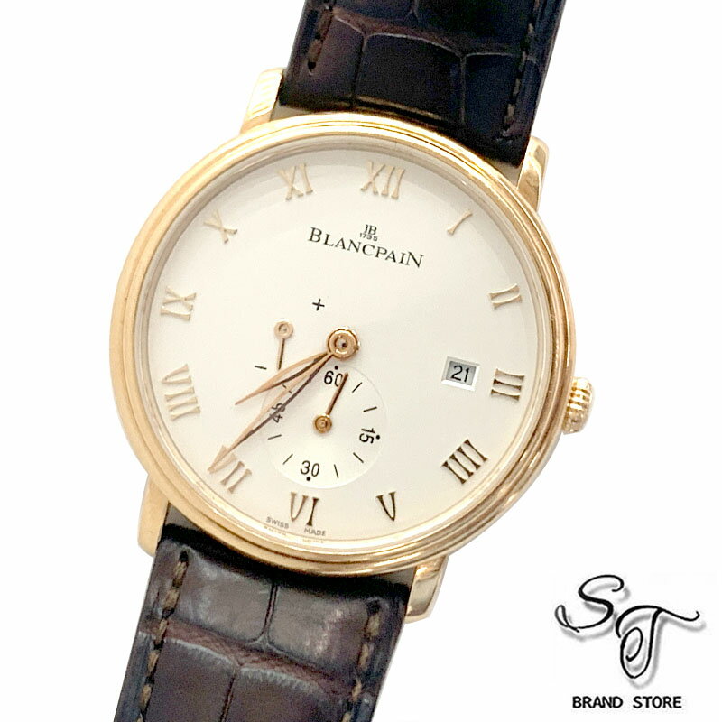 ■ブランパン■BLANCPAINブランパン ヴィルレウルトラスリムパワーリザーブ RG 6606-3642-55B PG手巻【中古A】