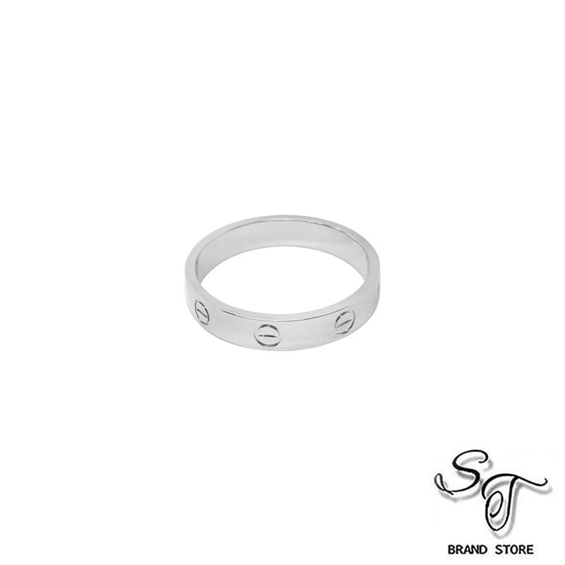 ■カルティエ■Cartierミニラブリング 750WG　#61【中古A】